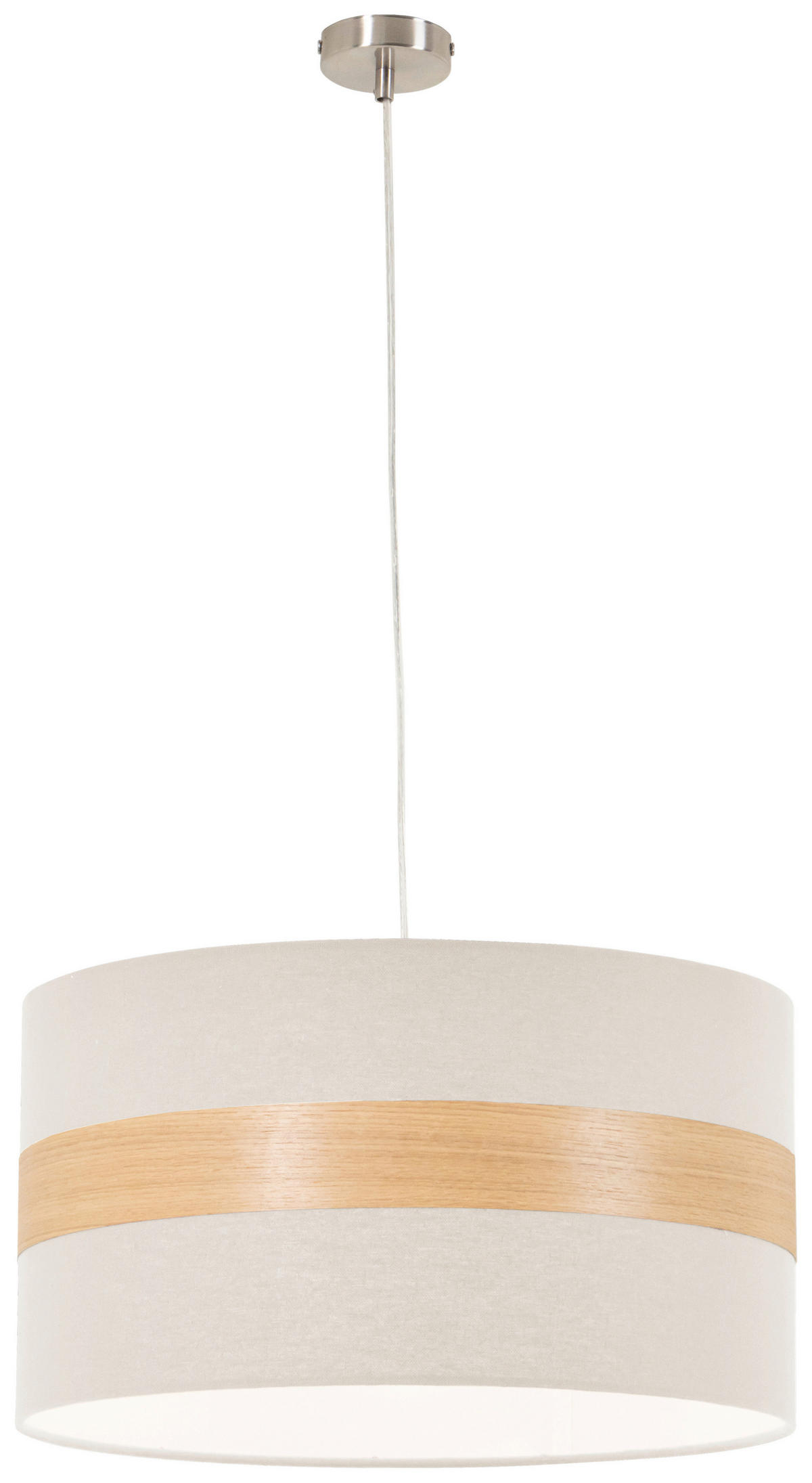 HÄNGELEUCHTE 45/120 cm  - Creme, MODERN, Holz/Kunststoff (45/120cm) - Novel