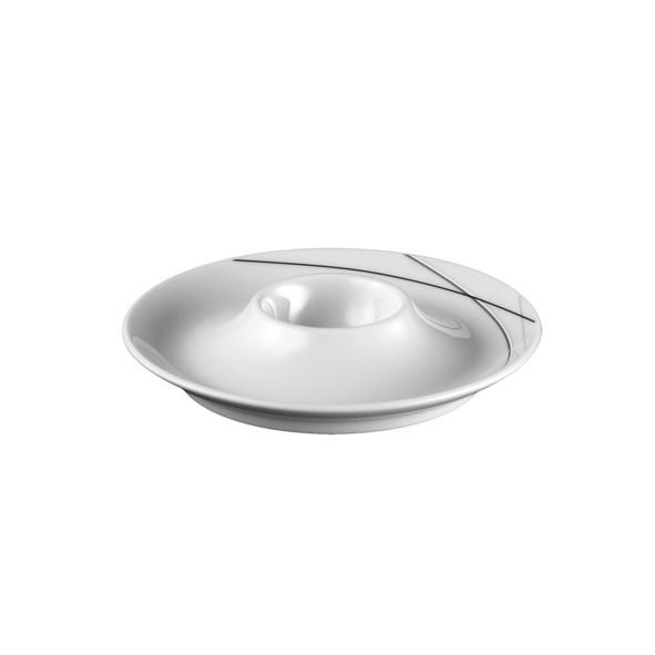 KALÍŠOK NA VAJÍČKO - biela, Basics, keramika (13/3cm) - Seltmann Weiden