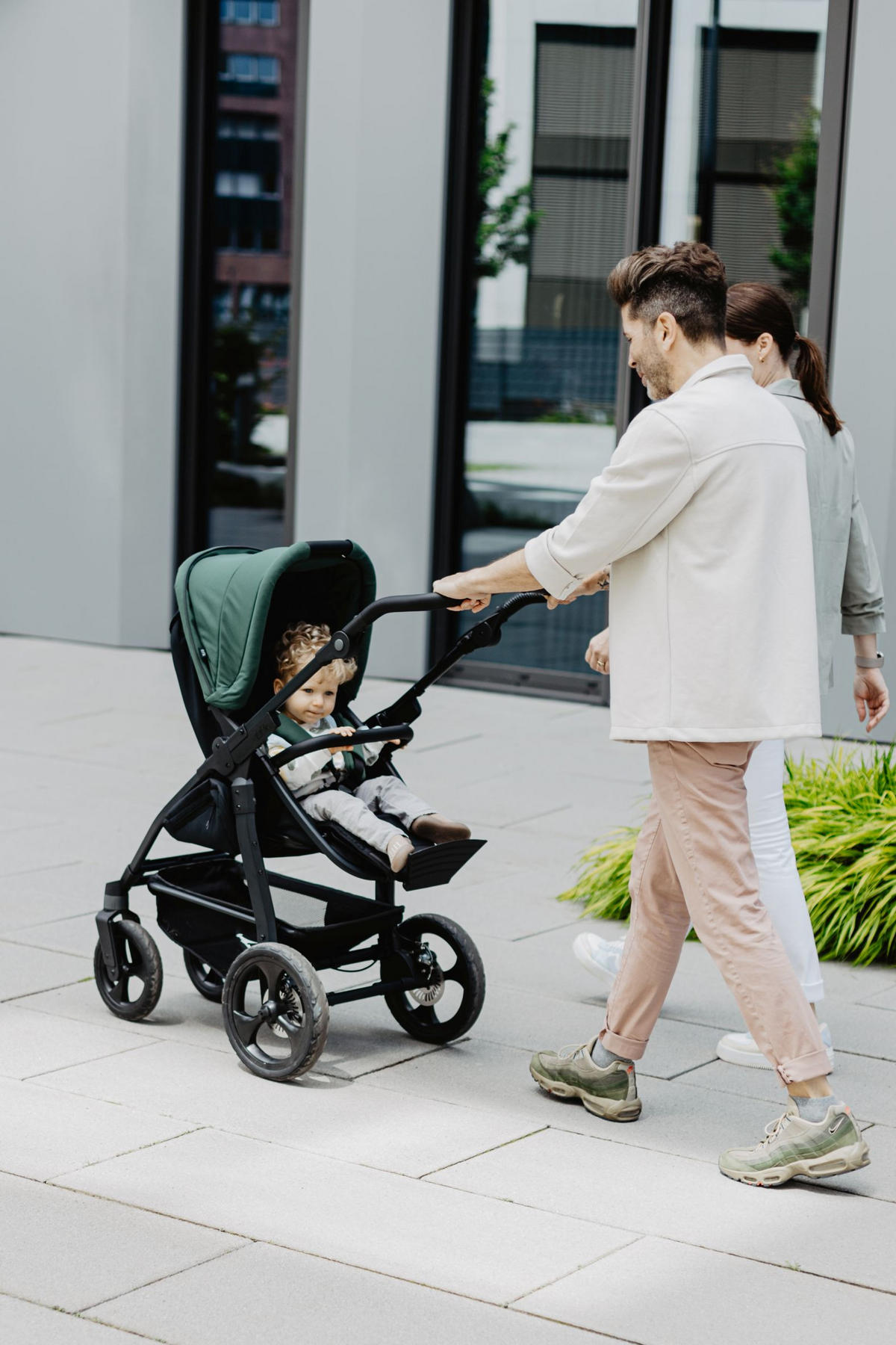 KOMBIKINDERWAGEN    - Anthrazit, Basics, Metall (57/110/108cm) - TFK