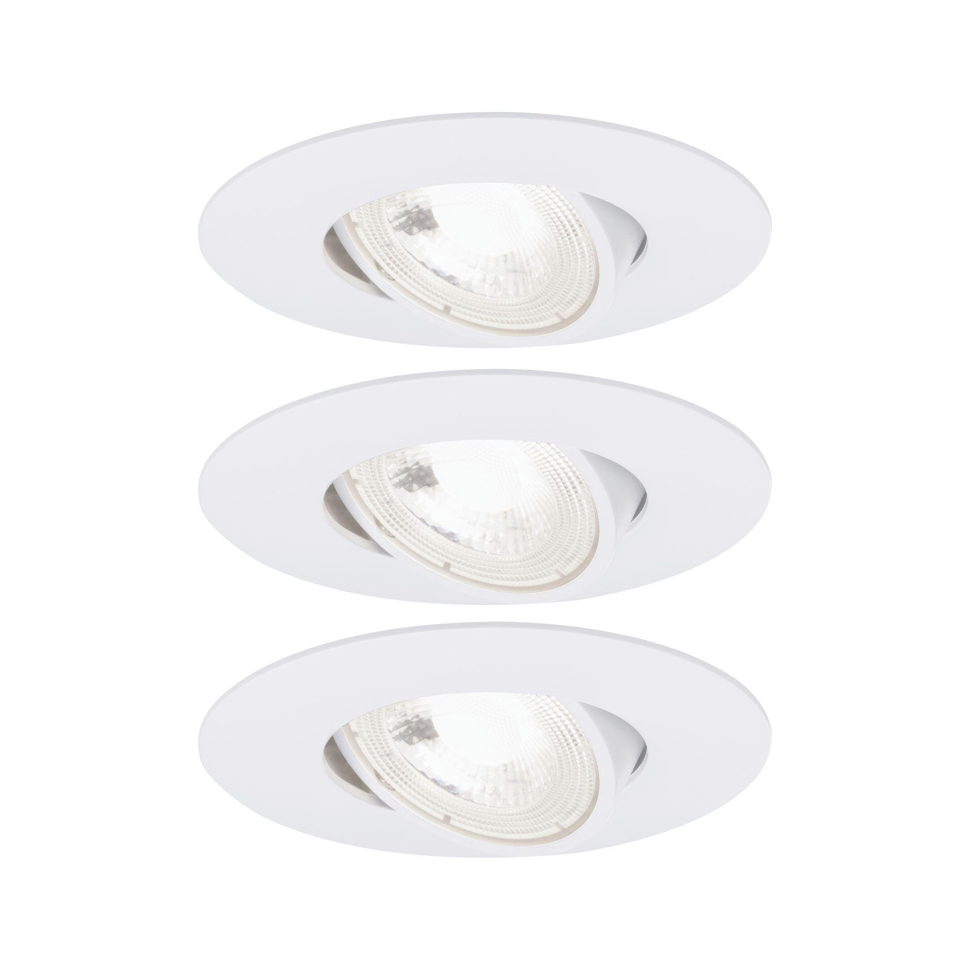 DECKENLEUCHTE  - Weiß, Basics, Kunststoff (8,2cm) - Paulmann