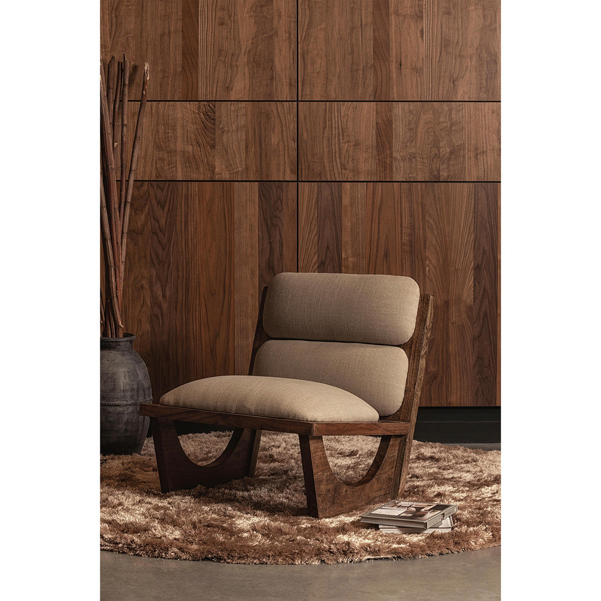 TUFTTEPPICH 200/200 cm PRALINE Braun rund  - Braun, Basics, Textil (200/200cm)