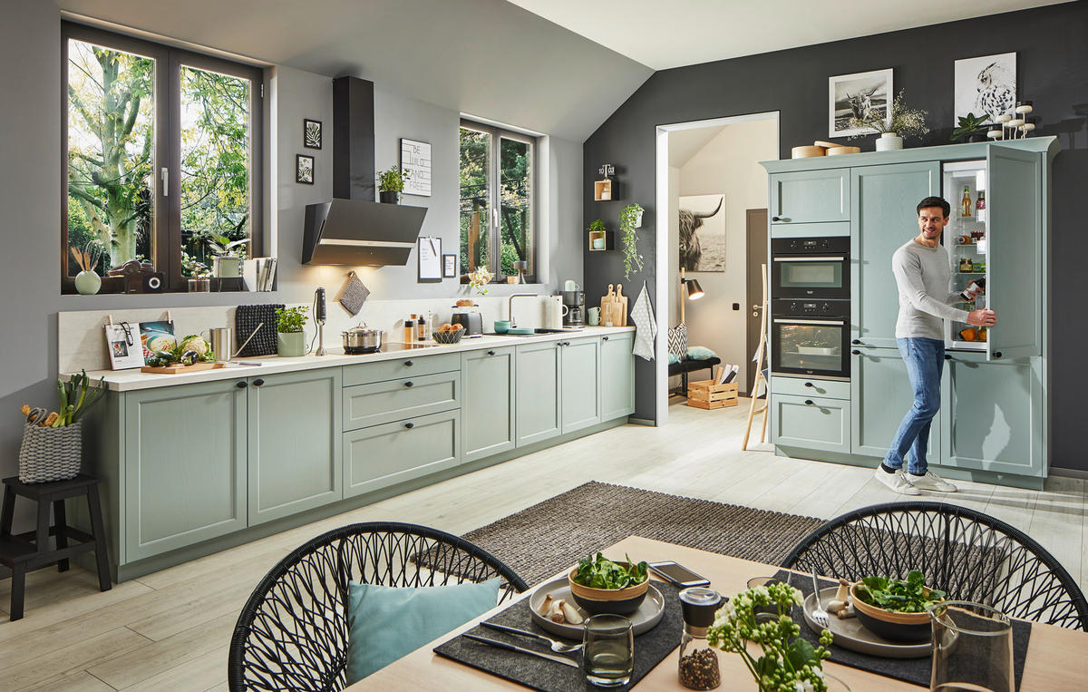 EINBAUKÜCHE BRISTOL SELECTION  - LIFESTYLE, Holzwerkstoff - Moderano