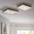 LED-PANEEL - Chromfarben/Klar, Design, Glas/Metall (32/32/5,5cm)