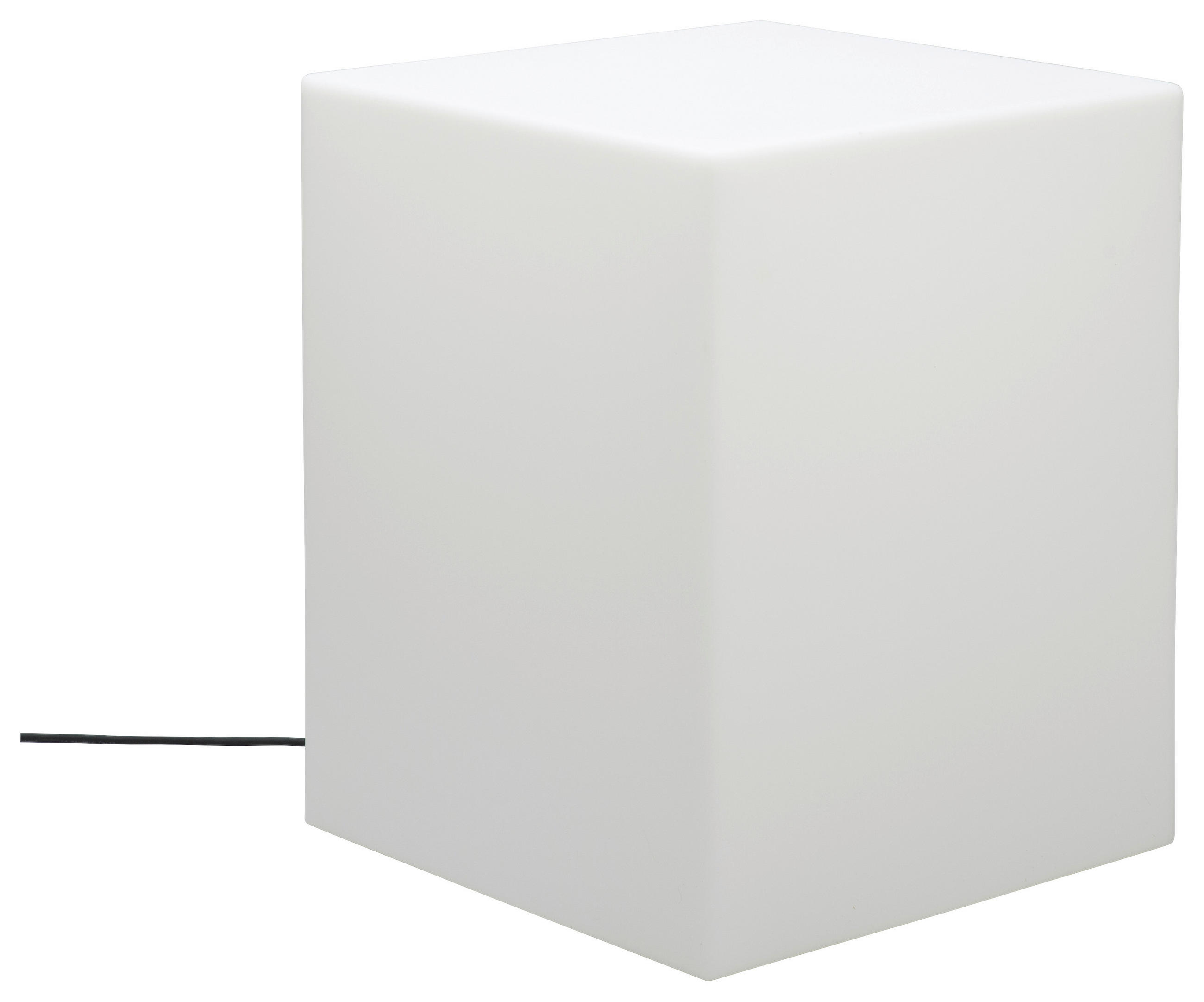 TISCH CUBY 53 - Weiß, Design, Kunststoff (43/55cm) - New Garden