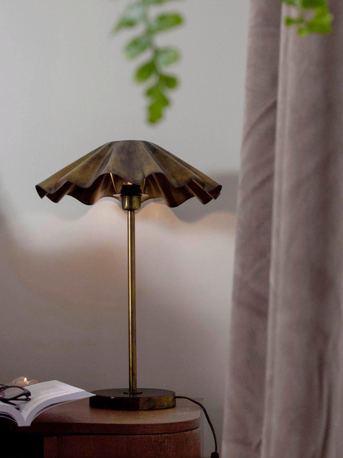 TISCHLEUCHTE Wells 40/54 cm  - Messingfarben/Goldfarben, LIFESTYLE, Metall (40/54cm)