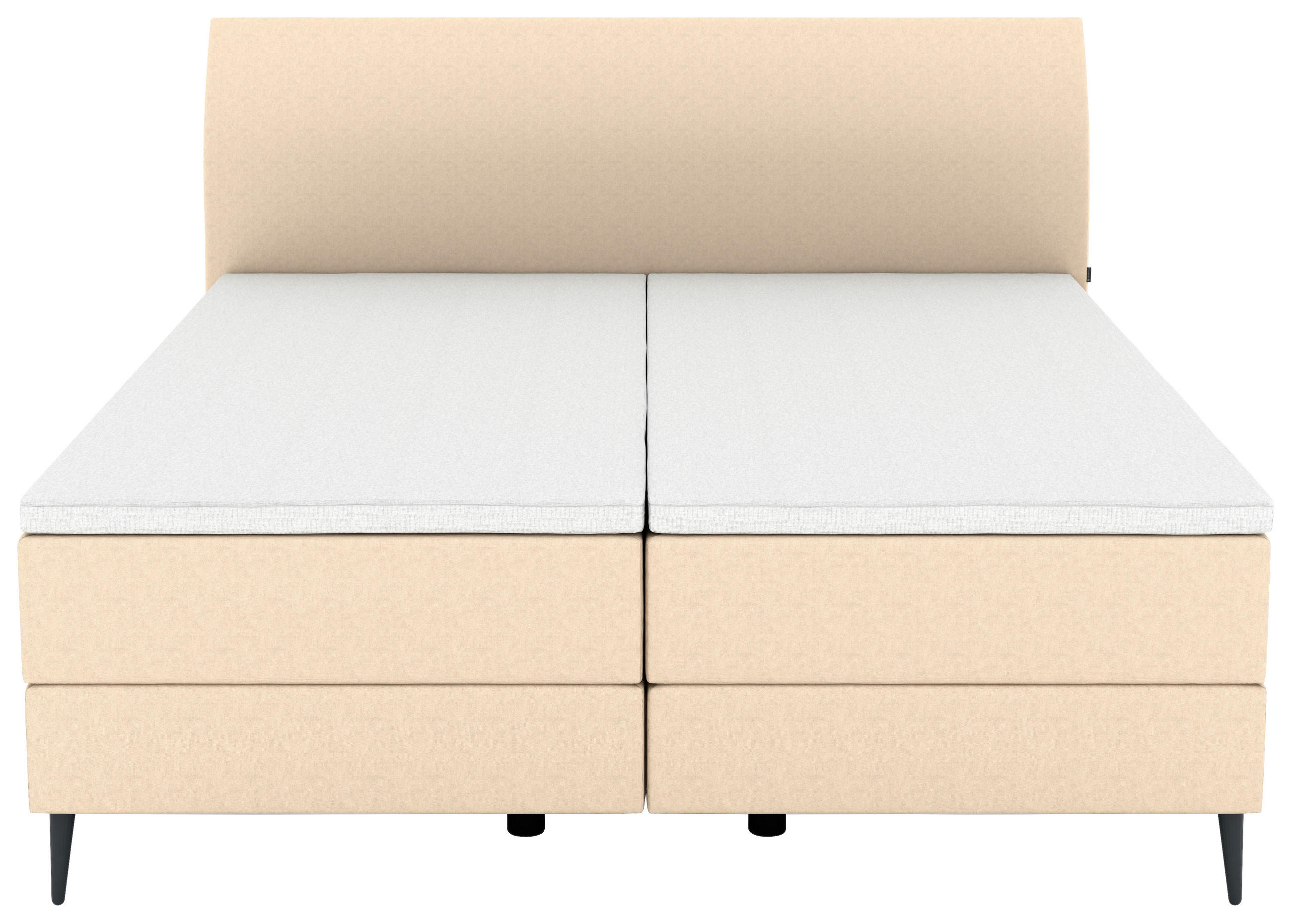 BOXSPRINGBETT 180/200 cm  in Beige  - Anthrazit/Beige, KONVENTIONELL, Kunststoff/Textil (180/200cm) - Musterring