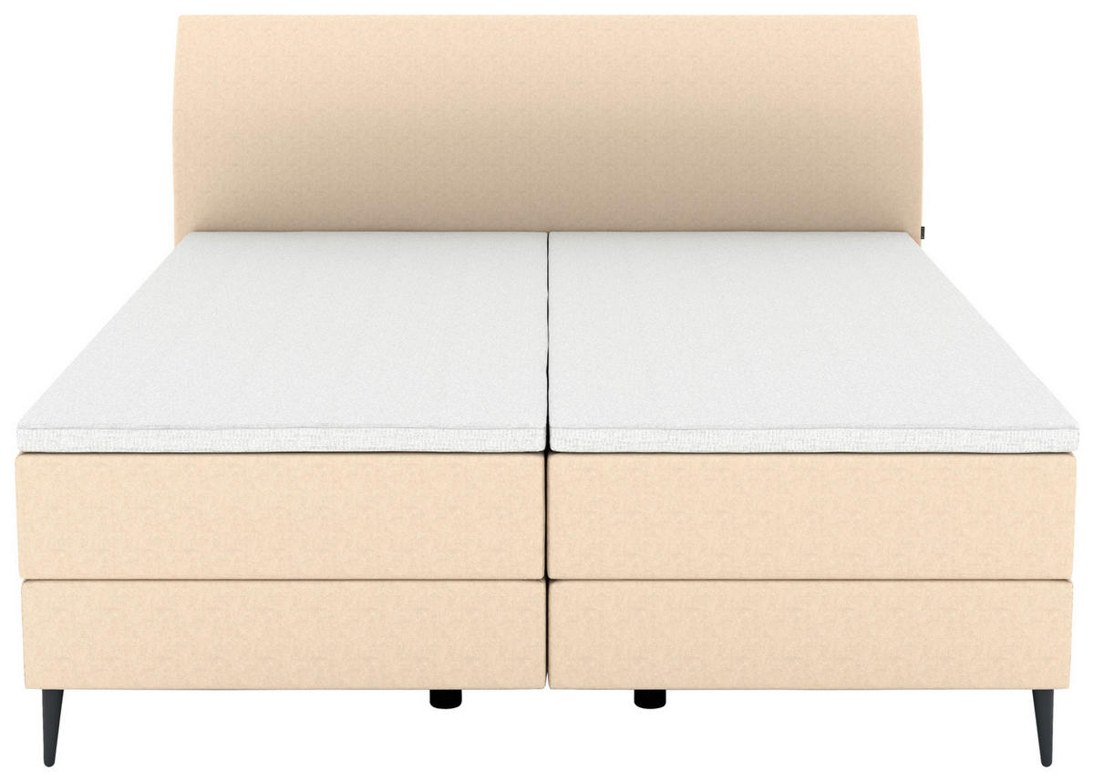 BOXSPRINGBETT 180/200 cm  in Beige  - Anthrazit/Beige, KONVENTIONELL, Kunststoff/Textil (180/200cm) - Musterring