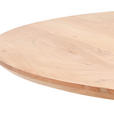 ESSTISCH in Holz, Metall 130/130/76 cm  - Schwarz/Akaziefarben, LIFESTYLE, Holz/Metall (130/130/76cm) - Landscape