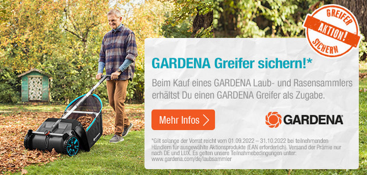 Laub-und Rasensammler - Basics, Kunststoff/Metall (69/37,5/46,5cm) - Gardena