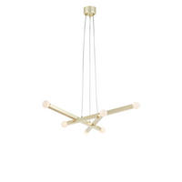 PENDELLEUCHTE Stack 79,5/9,5/79,5 cm  - Messingfarben, Basics, Metall (79,5/9,5/79,5cm) - Markslöjd