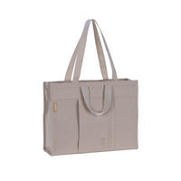 WICKELTASCHE  - Taupe, Basics, Textil (43/13/32cm) - Lässig