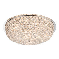 DECKENLEUCHTE 52/16 cm   - ROMANTIK / LANDHAUS, Glas/Metall (52/16cm) - Globo