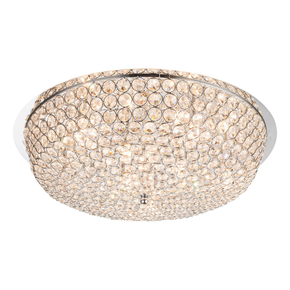 DECKENLEUCHTE 52/16 cm   - ROMANTIK / LANDHAUS, Glas/Metall (52/16cm) - Globo