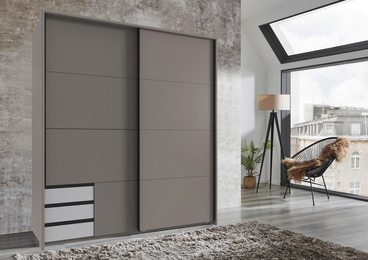 PASSEPARTOUTRAHMEN 138/200/12 cm   - Grau/Sahara, Design, Holzwerkstoff (138/200/12cm) - Carryhome