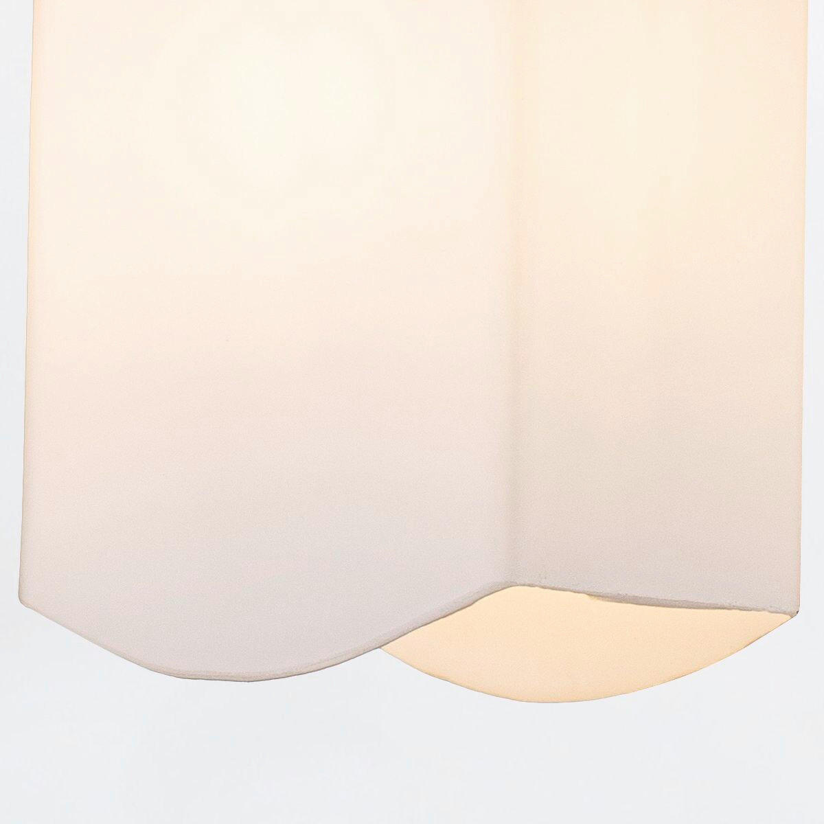 LED-WANDLEUCHTE    - Messingfarben, Design, Glas/Naturmaterialien (41,9/12,7/12,1cm) - Elstead Lighting