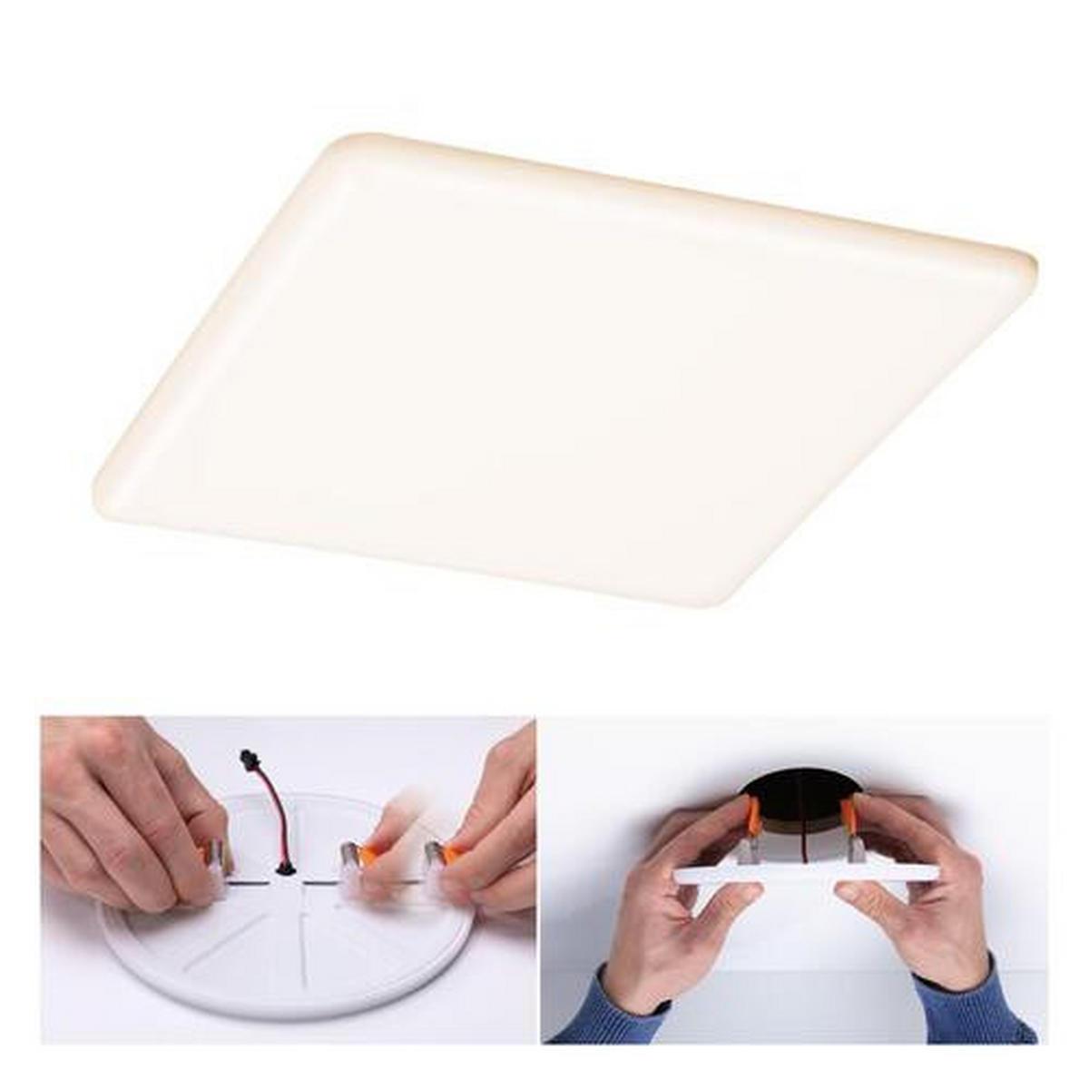 LED-PANEEL    - Weiß, Basics, Kunststoff (21,5/21,5cm) - Paulmann