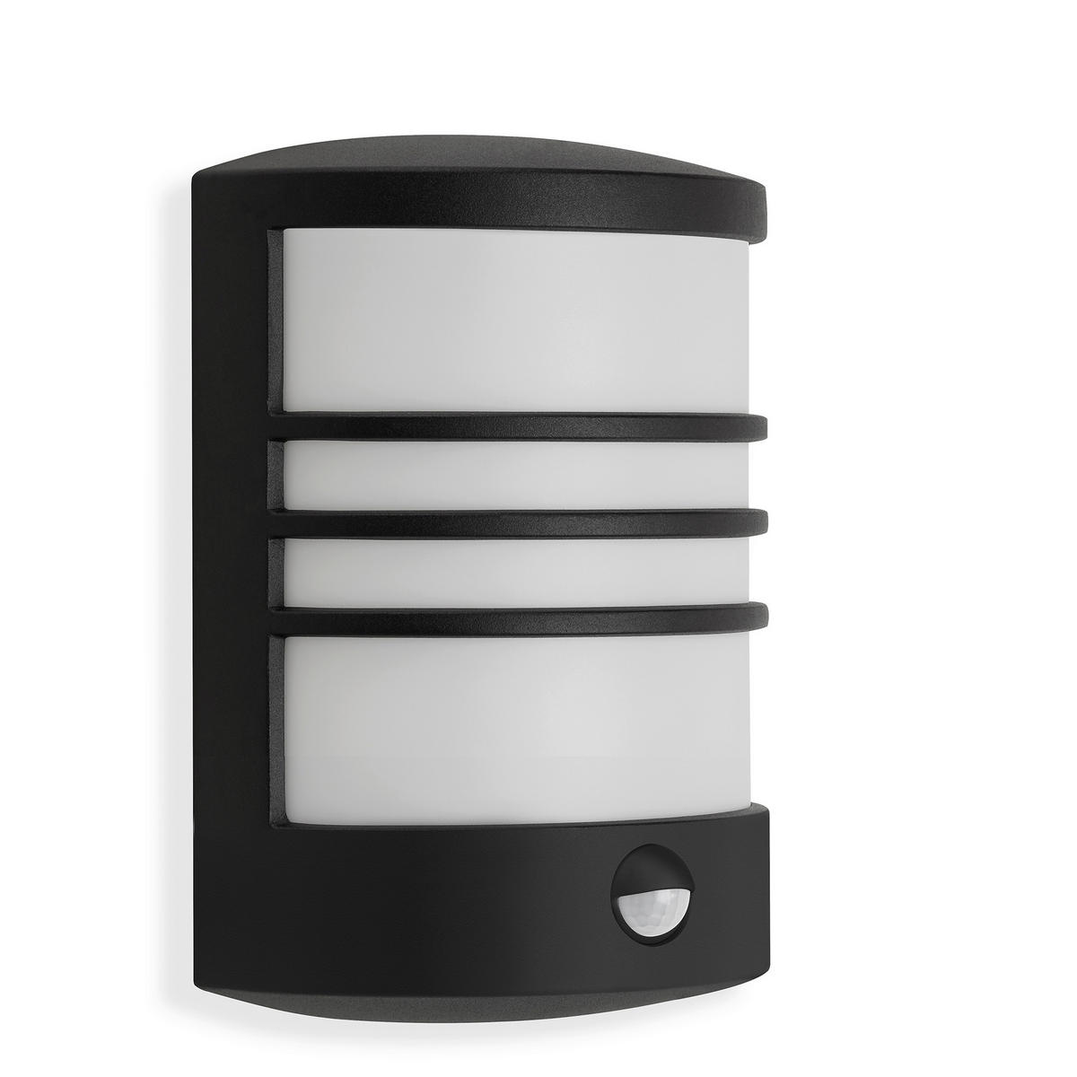 ZUNANJA STENSKA SVETILKA     18/24,5/9,5 cm          - črna, Basics, kovina/umetna masa (18/24,5/9,5cm)