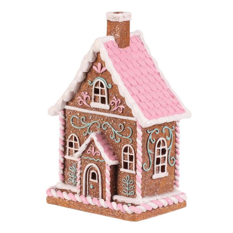 VIANOČNÁ FIGÚRKA - hnedá, Basics, plast (16/23/10cm)