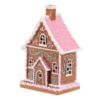 VIANOČNÁ FIGÚRKA - hnedá, Basics, plast (16/23/10cm)