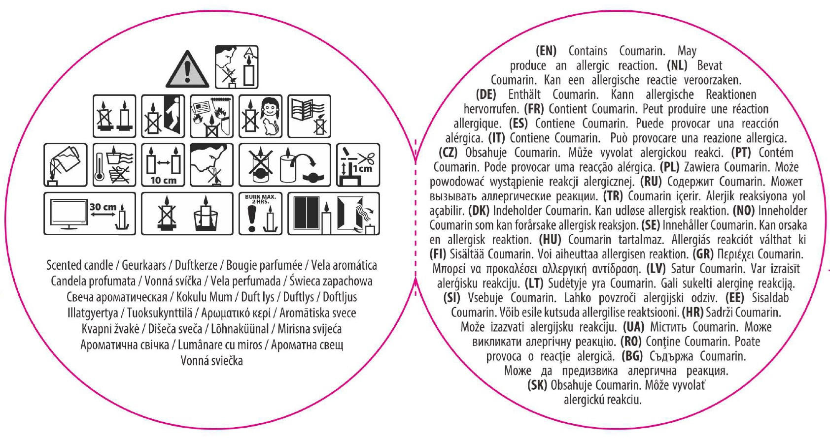 DOFTLJUS vanilj, tallbarr, bomull  - vit/grå, Basics, paraffin/keramik (9/9cm)