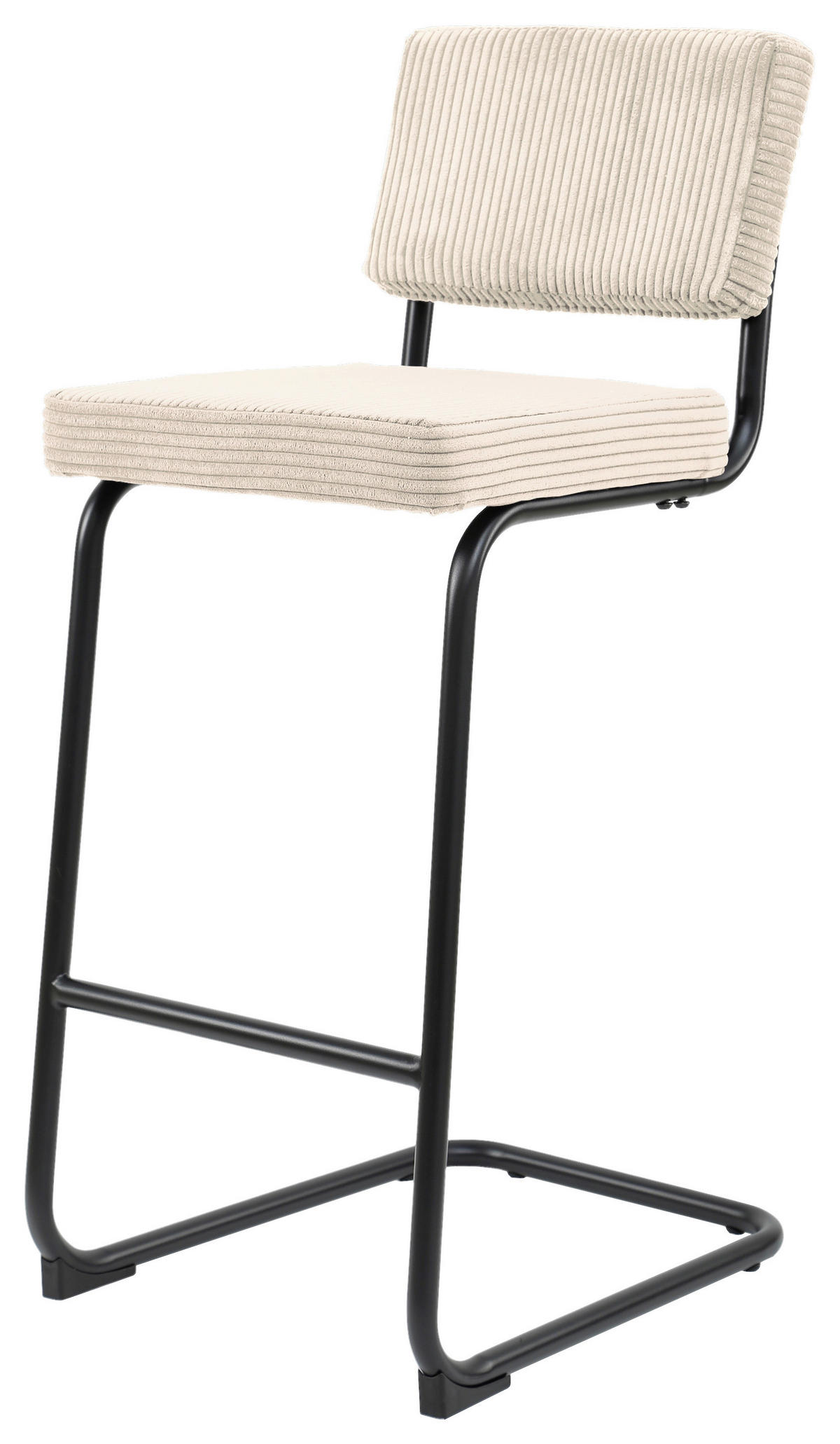 BARPALL i svart, beige  - beige/svart, Design, metall/textil (45/105/54cm) - home24