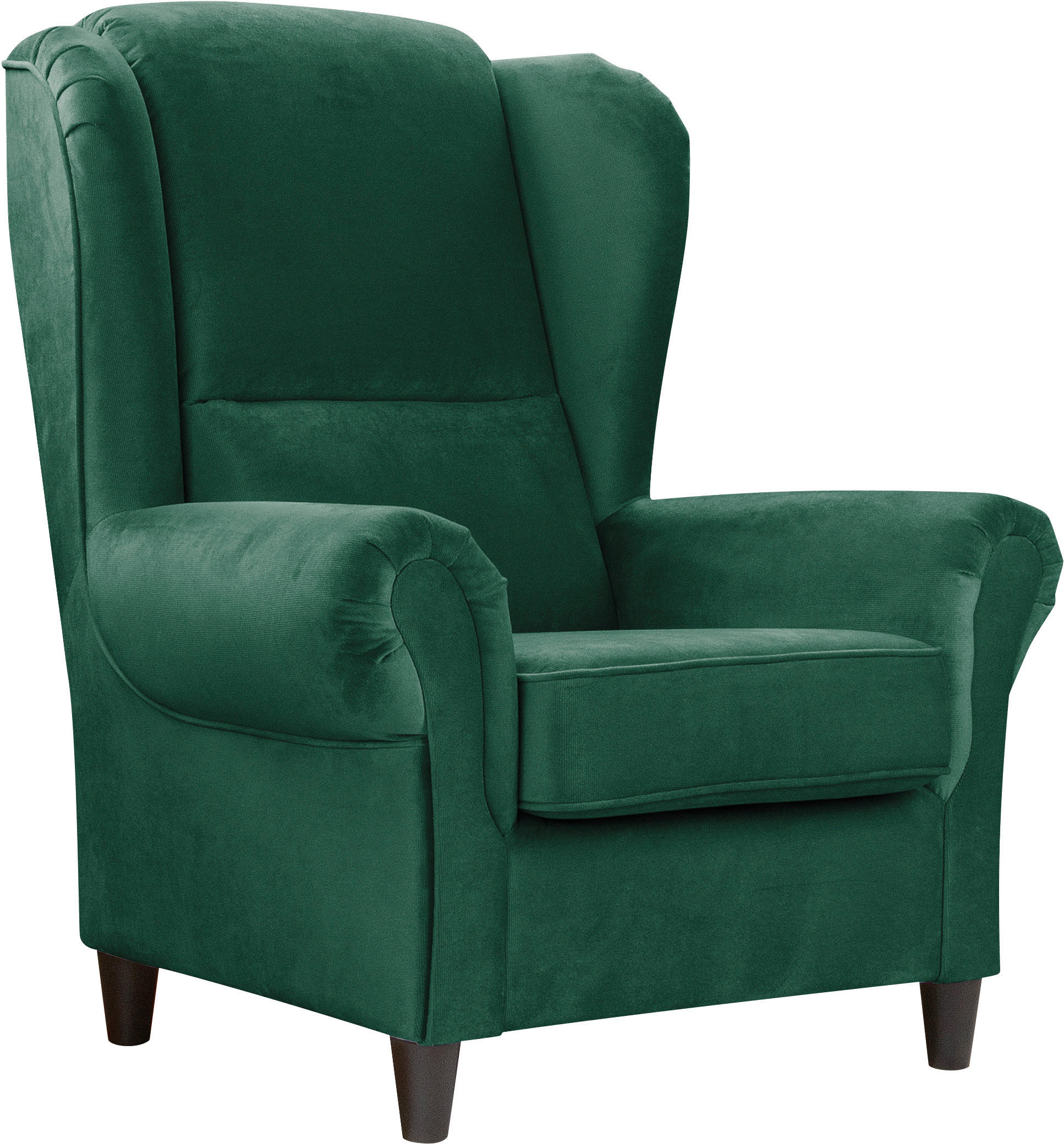 Ohrensessel Baron Grün B: 94 cm