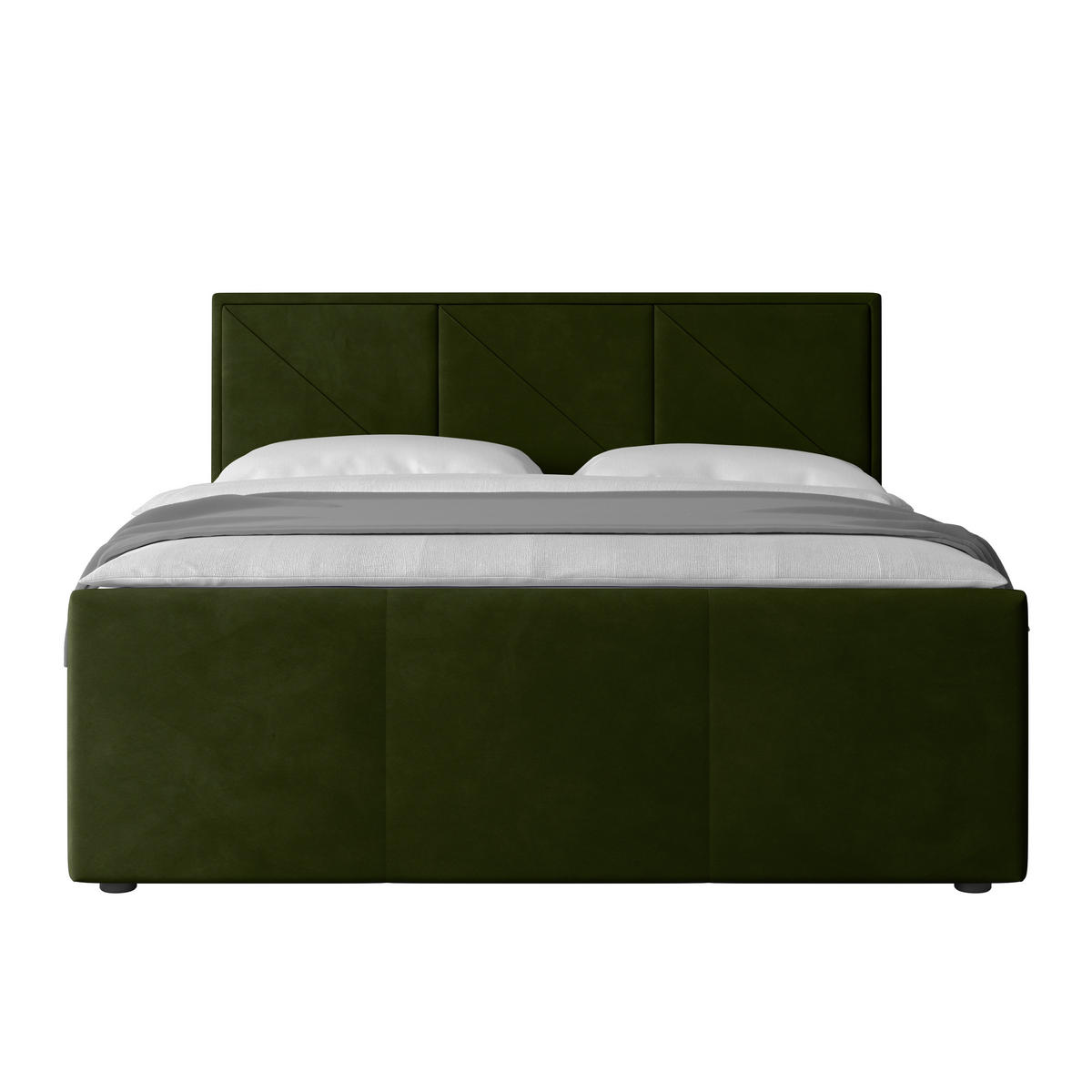 BOXSPRINGBETT 180/200 cm  in Grün  - Schwarz/Grün, MODERN, Holz/Kunststoff (180/200cm) - MID.YOU