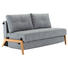 SCHLAFSOFA in Holz, Metall, Textil Grau - Sandfarben/Eichefarben, MODERN, Holz/Textil (147/67/96cm) - Innovation SCHLAFSOFA in Holz, Metall, Textil Grau - Sandfarben/Eichefarben, MODERN, Holz/Textil (147/67/96cm) - Innovation