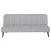 SCHLAFSOFA in Frottier Grau  - Schwarz/Grau, Design, Holz/Textil (192/82/90cm) - Livetastic