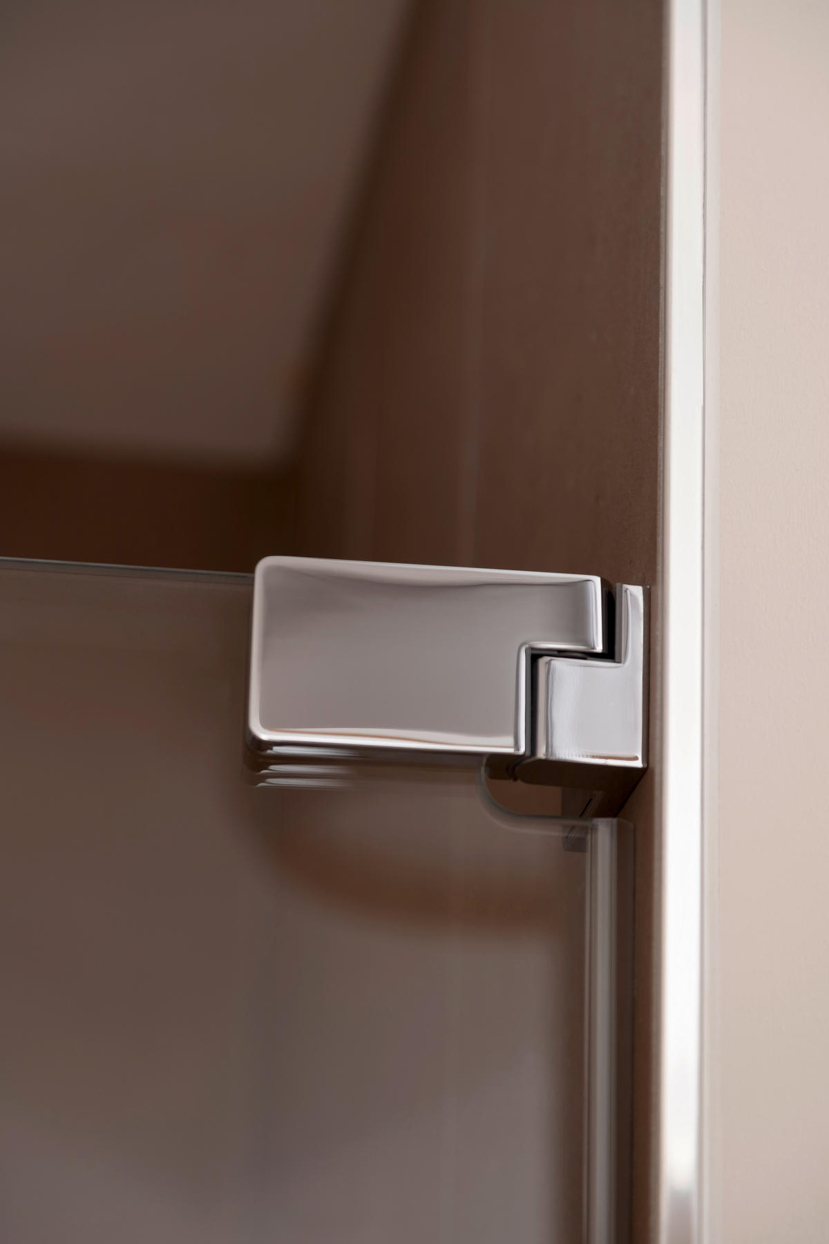 DUSCHKABINE 80/200/100 cm  in Chromfarben  - Chromfarben, MODERN, Glas/Metall (80/200/100cm) - Schöner Wohnen