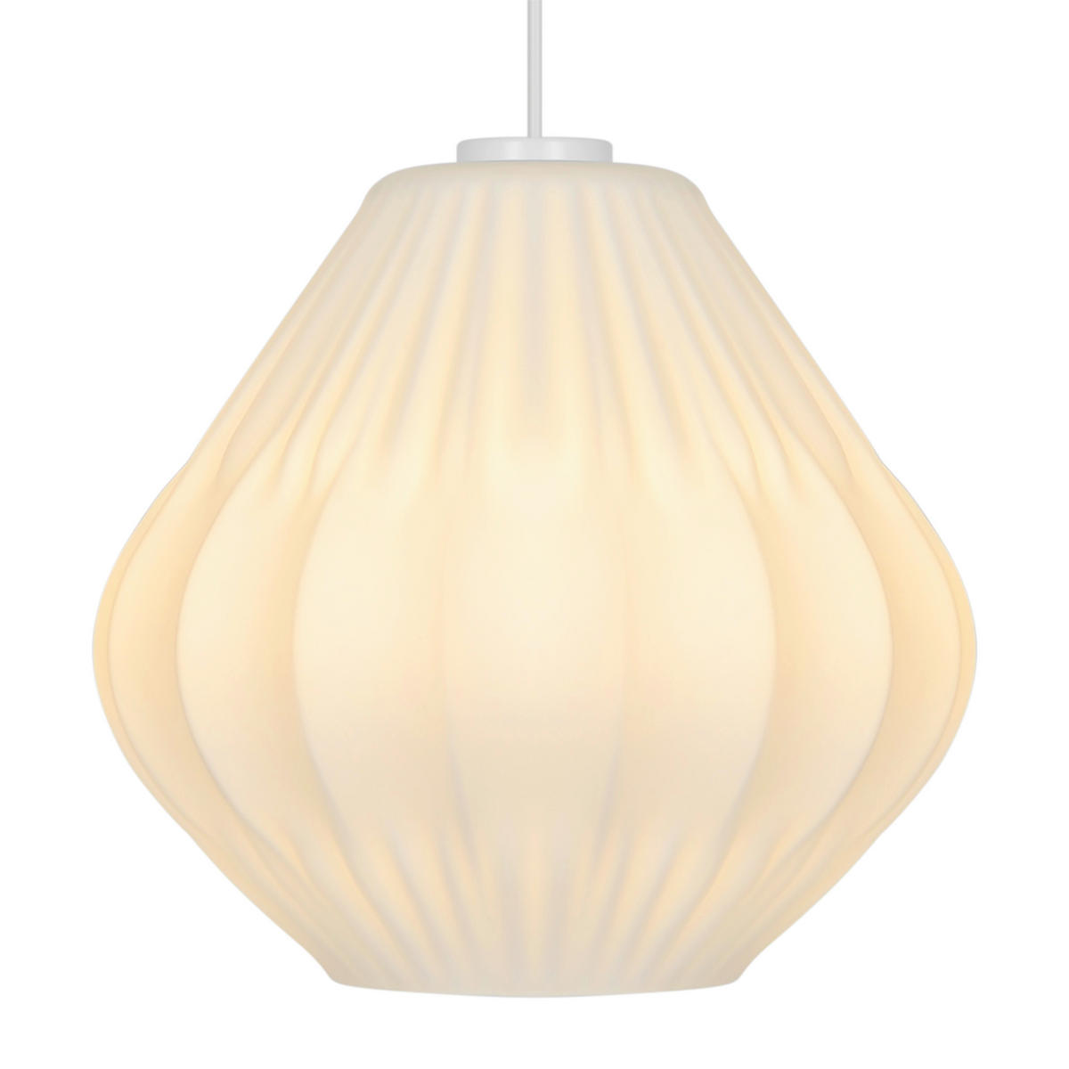 HÄNGELEUCHTE Maluca 29/29 cm  - Weiß, Design, Glas (29/29cm) - Nordlux