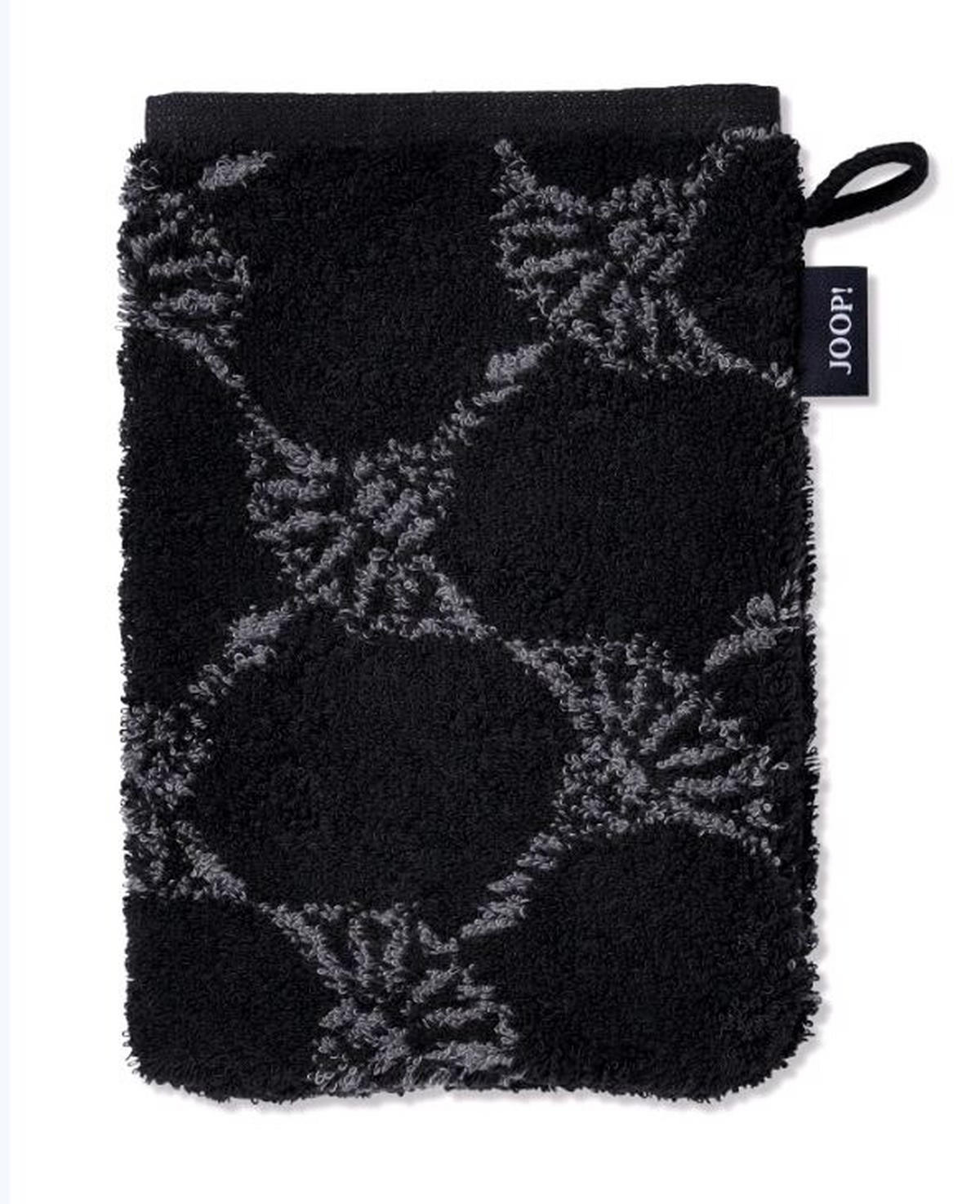 WASCHLAPPEN Classic Cornflower Schwarz 3-teilig  - Schwarz, Basics, Textil (16/22cm) - Joop!