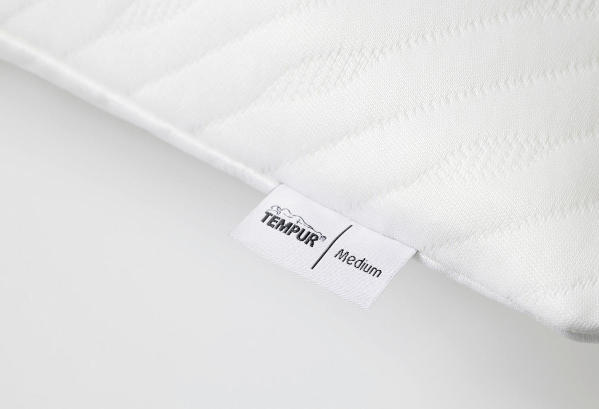 NACKENKISSEN  80/40 cm  - Weiß, Basics, Textil (80/40cm) - Tempur