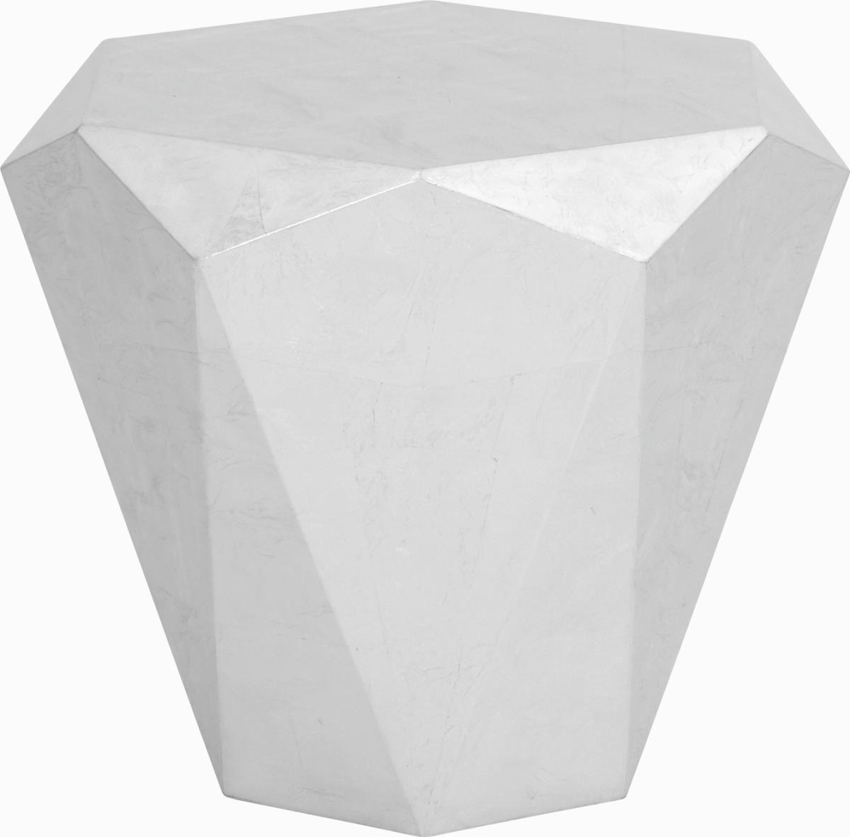 COUCHTISCH in Metall 60/54/50 cm  - Silberfarben, Design, Metall (60/54/50cm) - Bretz