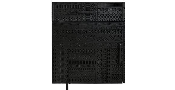 SIDEBOARD  170/80/40 cm 3 Schublade(n)  - Schwarz, LIFESTYLE, Holz/Metall (170/80/40cm) - Landscape