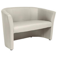 POHOVKA, textil, bílá - bílá/černá, Konvenční, textil/plast (120/76/65cm) - Ti'me