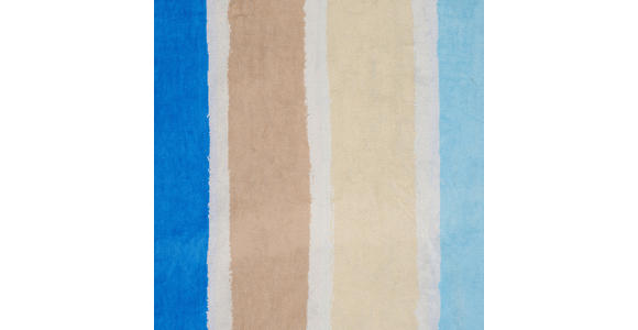 STRANDTUCH 90/180 cm Blau, Beige  - Blau/Beige, KONVENTIONELL, Textil (90/180cm) - Esposa