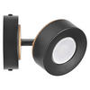 LED-STRAHLER 9/12,2/9 cm   - Schwarz, Design, Holz/Kunststoff (9/12,2/9cm) - Osram