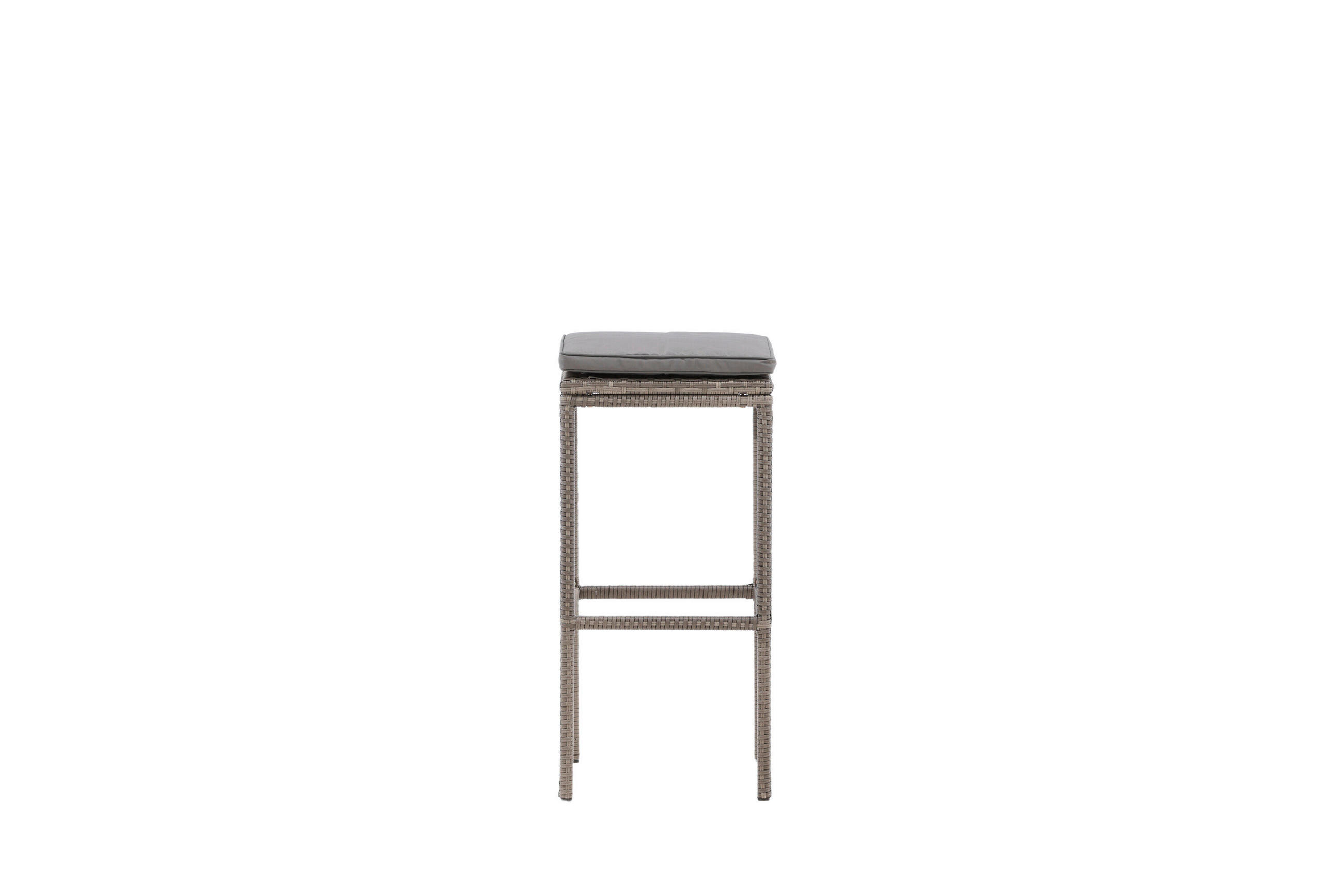 Gardenson Barhocker Grau 38x76x38 cm