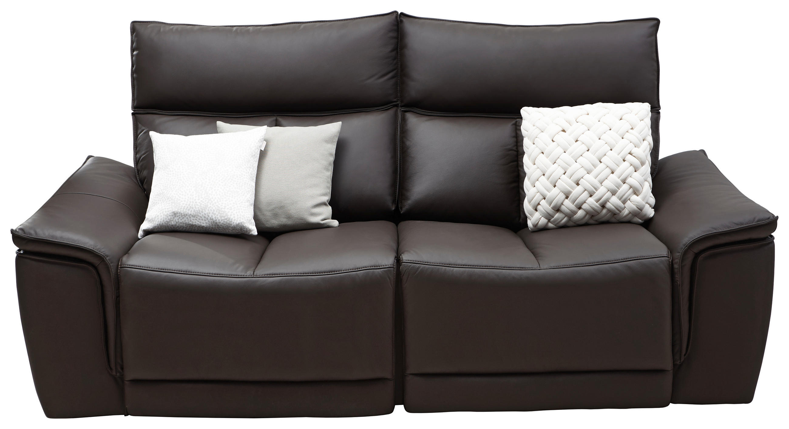Celina Home 3-Sitzer-Sofa Dunkelbraun 210x102 cm