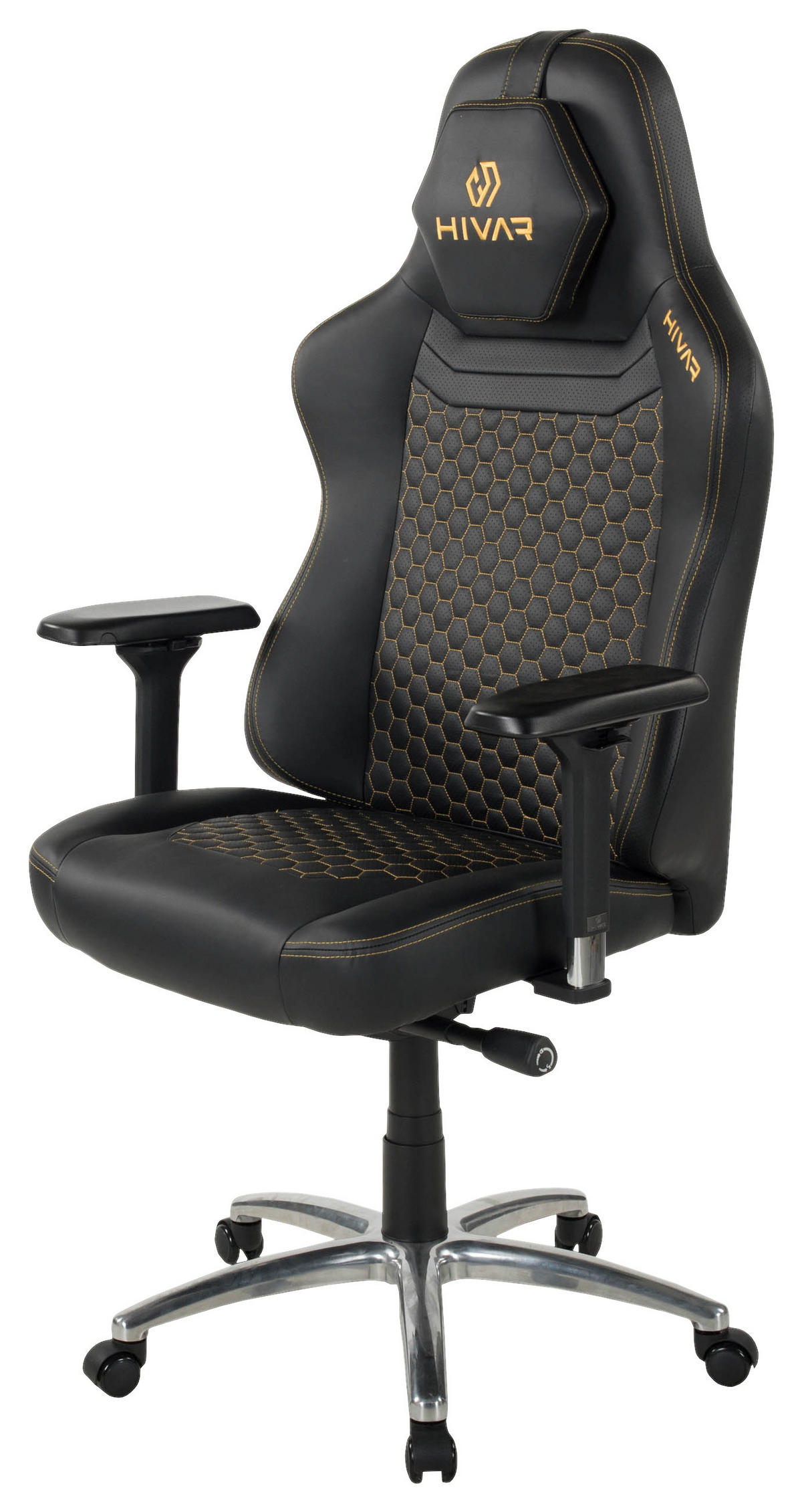 ORBICAL XL Solaris Silver Schwarz, Gelb, Silberfarben Metall, Leder   - Gelb/Silberfarben, LIFESTYLE, Leder/Metall (81/147/72cm) - HIVAR