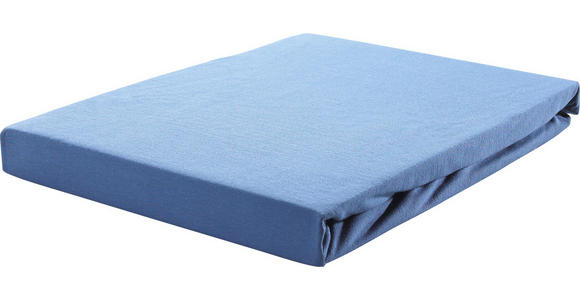 SPANNLEINTUCH 150/200 cm  - Blau, Basics, Textil (150/200cm) - Novel