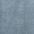 BIGSOFA Flachgewebe Hellblau  - Schwarz/Hellblau, KONVENTIONELL, Kunststoff/Textil (228/73/103cm) - Ambia Home