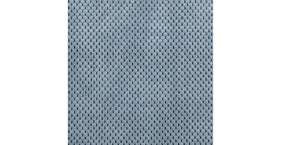 BIGSOFA Flachgewebe Hellblau - Schwarz/Hellblau, KONVENTIONELL, Kunststoff/Textil (228/73/103cm) - Ambia Home