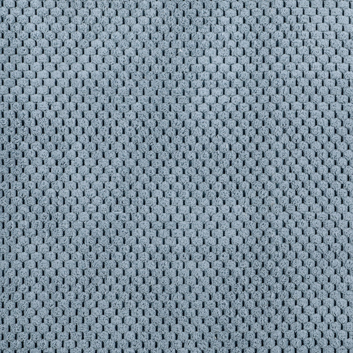 BIGSOFA in Flachgewebe Hellblau  - Schwarz/Hellblau, Konventionell, Kunststoff/Textil (228/73/103cm) - Ambia Home