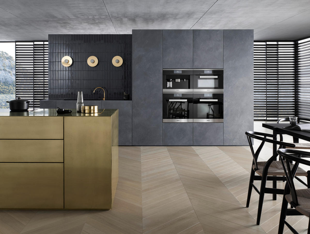 EINBAUBACKOFEN H 7364 BP  - Edelstahlfarben, Basics, Glas/Metall (59,5/59,6/56,9cm) - Miele