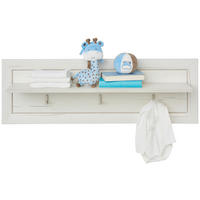 WANDBOARD Camron Grau, Weiß  - Weiß/Grau, Natur, Holzwerkstoff (106,2/33,5/21,6cm) - My Baby Lou