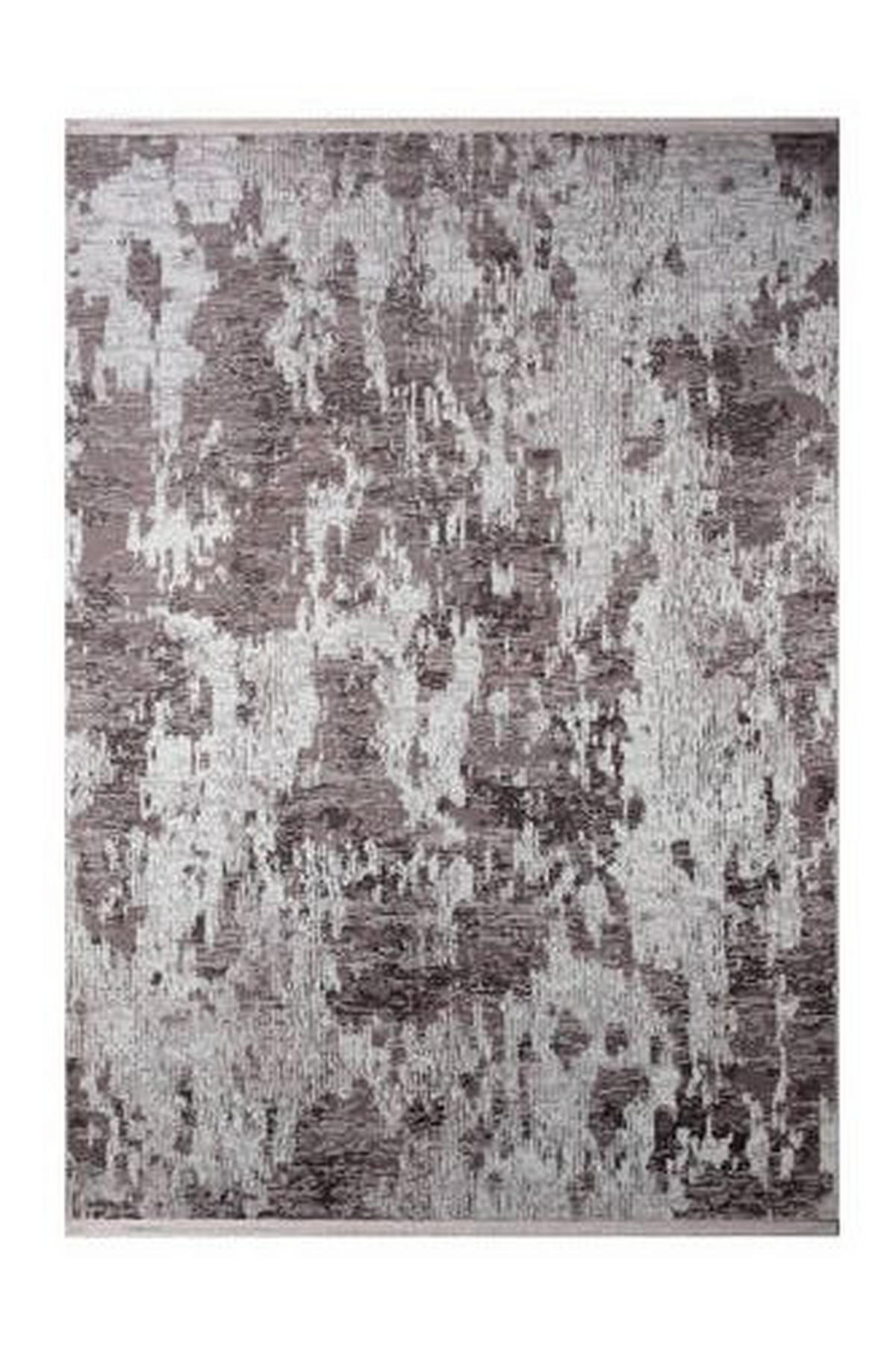 VINTAGE-TEPPICH 120/170 cm Samt Braun, Weiß  - Braun/Weiß, LIFESTYLE, Kunststoff/Textil (120/170cm)