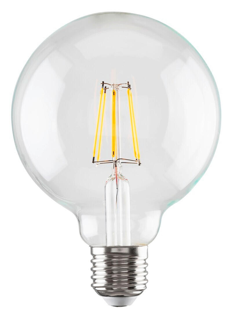 LED FILAMENT ŽARULJA - prozirno, Basics, staklo (9.5/13.8cm)