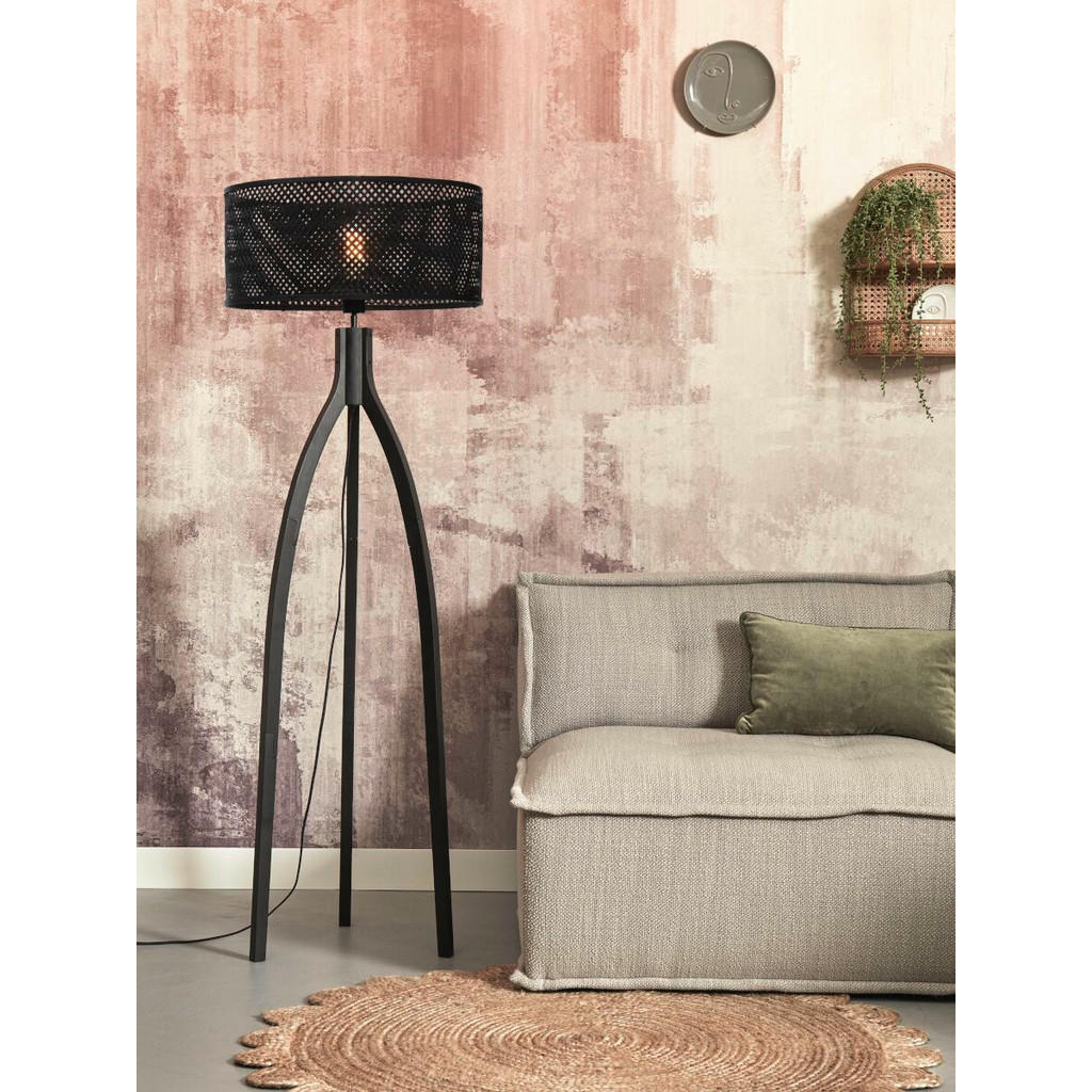 Thumbnail - Good & Mojo Stehleuchte Good&Mojo, Schwarz, 50x145x50 cm, LED-Leuchtmittel austauschbar, Lampen & Leuchten, Innenbeleuch...